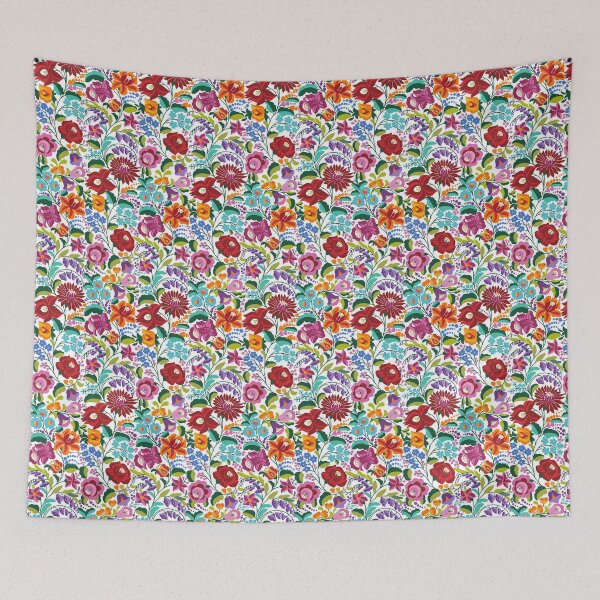 Item preview,  Hungarian ethnic kalocsai embroidery pattern designed and sold by Petit Faon Prints.