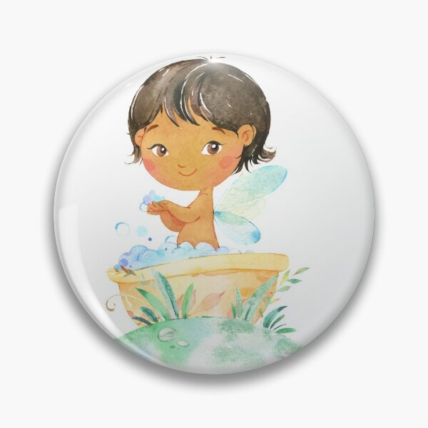 Item preview, Funny Cute Fairy Bath designed and sold by KitsunePrints.