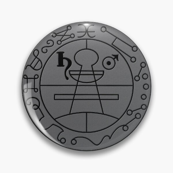 Item preview, Secret seal of Solomon black/grey designed and sold by MortalDesigns.