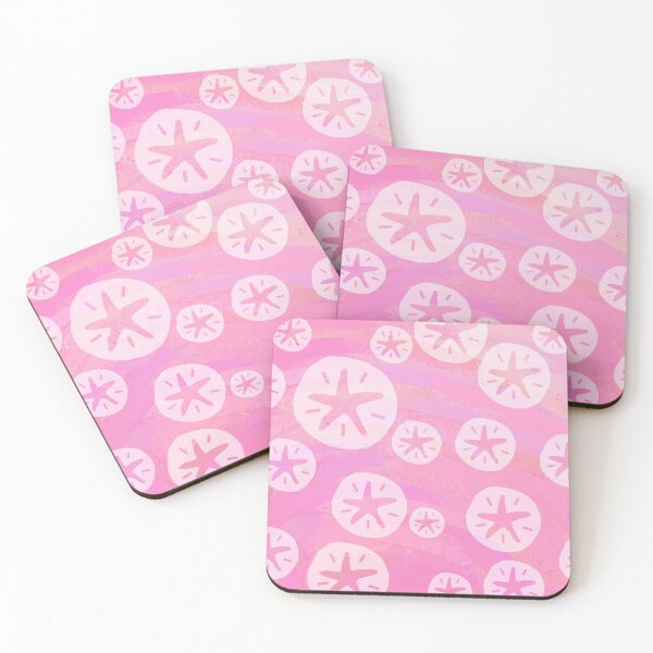 Item preview, Sand Dollar White and pink  designed and sold by ImagineThatNYC.