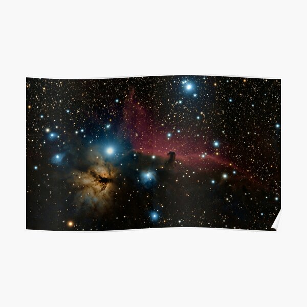 Glitter Star Galaxy Poster