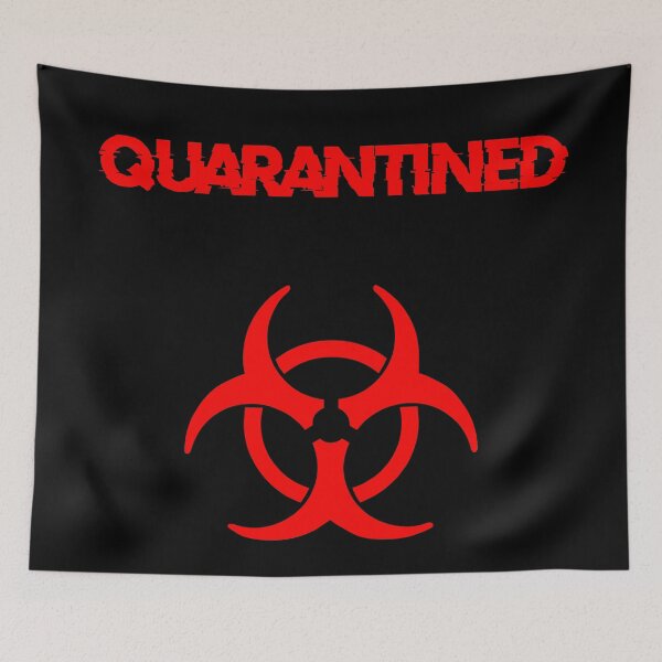 Item preview, Quarantined Biohazard Red Version designed and sold by DafyddEm.