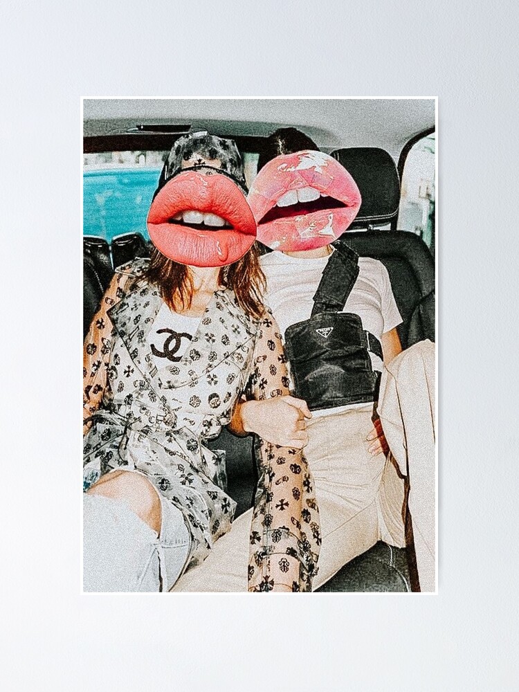 Alternate view of boujee lips Poster