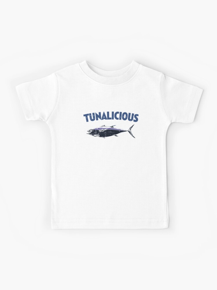 Deep Sea Tuna Fishing Gift Tunalicious Tuna Kids T Shirt By Rzelemenz Redbubble - swordfish roblox