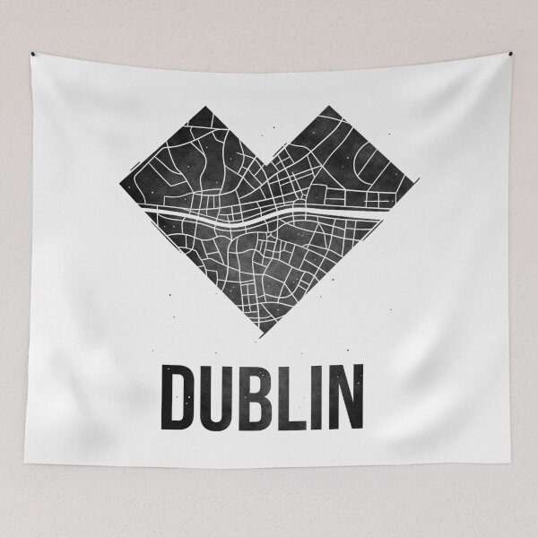 Item preview, Dublin map designed and sold by Motivburg.