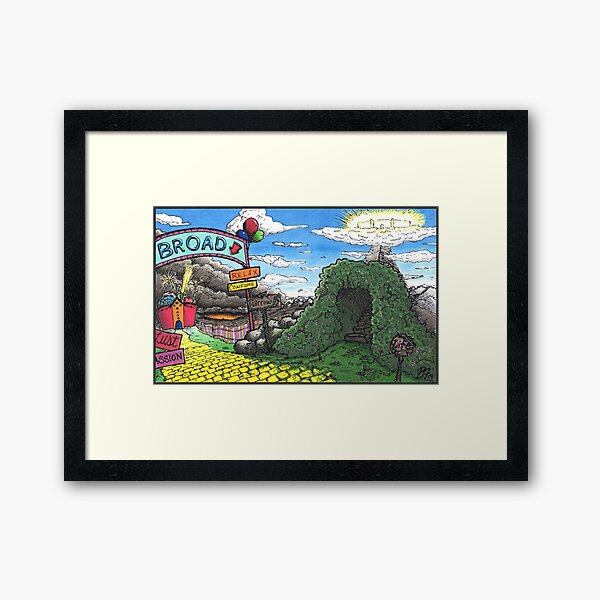 Two Ways by Brent Florica Framed Art Print