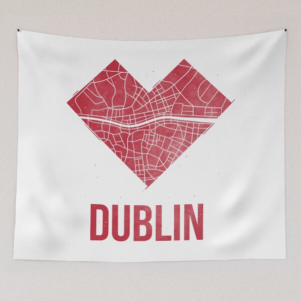Item preview, Dublin map designed and sold by Motivburg.
