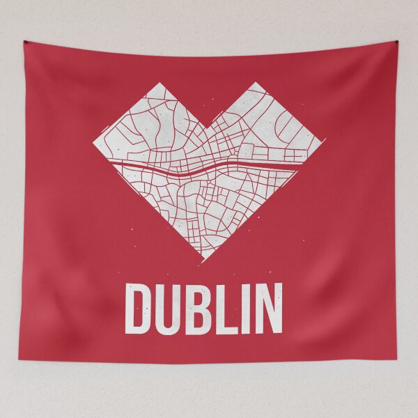 Item preview, Dublin map designed and sold by Motivburg.