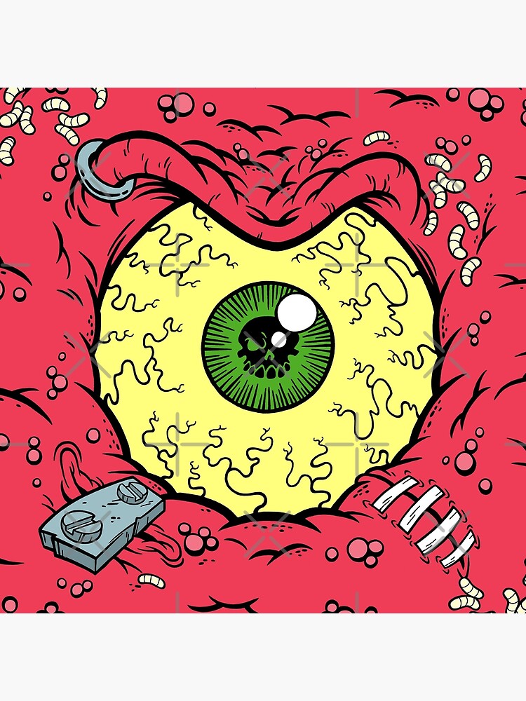 Thumbnail 4 of 4, Pillow, STINK-EYE designed and sold by MINION-FACTORY.