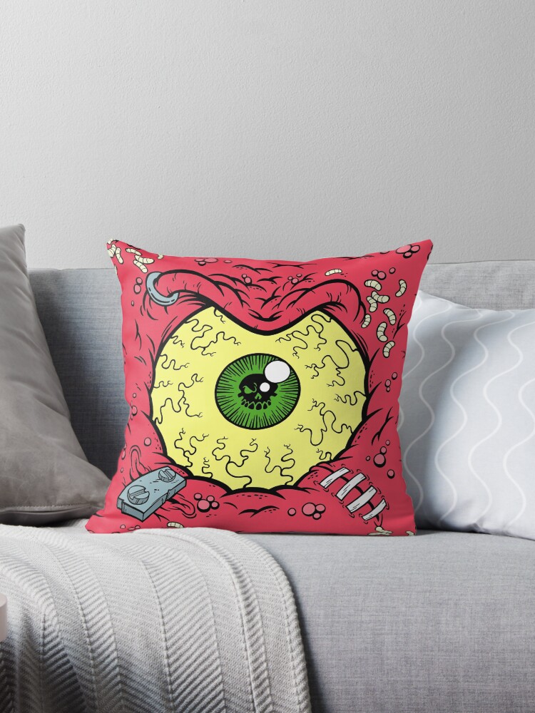 STINK EYE Throw Pillow