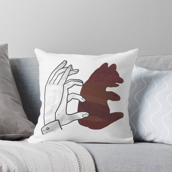 Artikelvorschau, Hand Silhouette Bärenjunges Braun entworfen und verkauft von ImagineThatNYC.