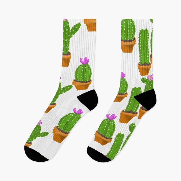 Item preview, Potted Cacti Pattern designed and sold by Quick Brown Fox Canada.