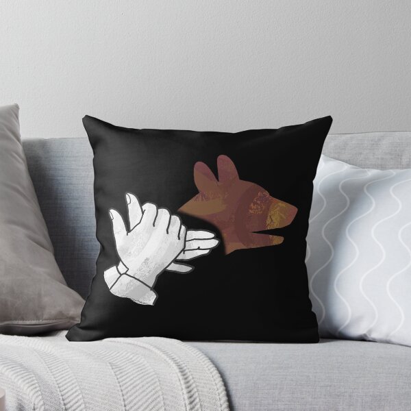 Artikelvorschau, Hand Silhouette Hund Braun entworfen und verkauft von ImagineThatNYC.