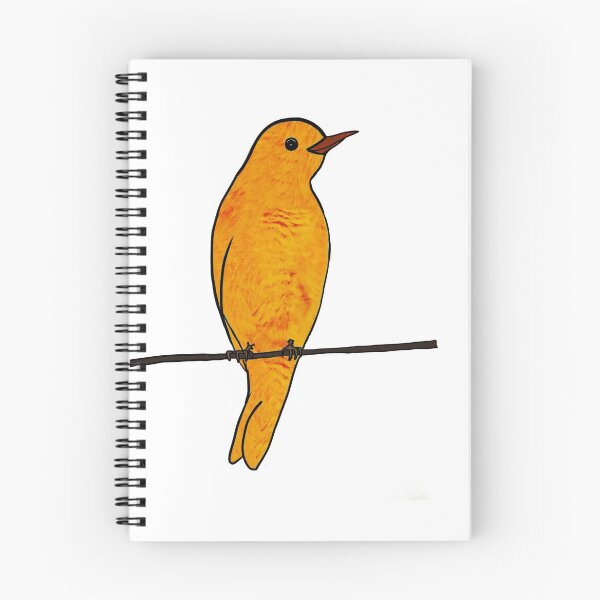 Item preview, Yellow Bird on a Branch  designed and sold by Livia1209.
