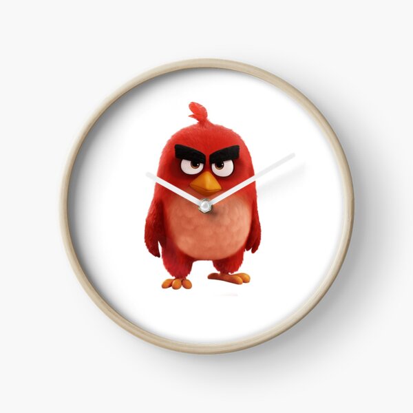 "angry bird " Clock by IDRIS4SA | Redbubble