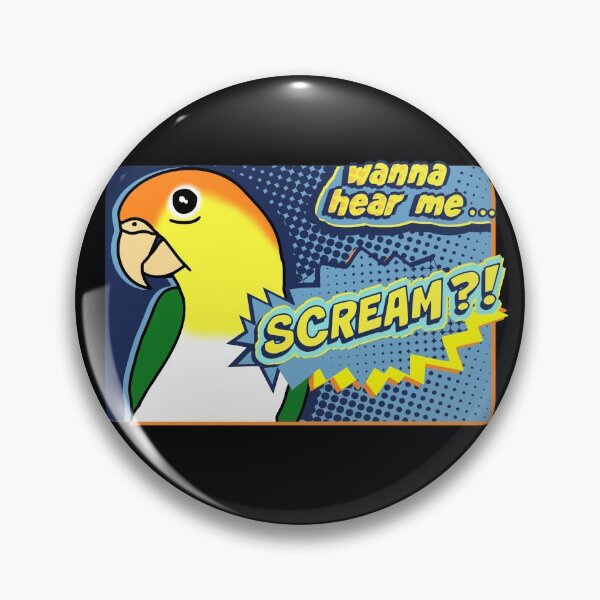 Item preview, Wanna hear me Scream? White bellied Caique Comic designed and sold by FandomizedRose.