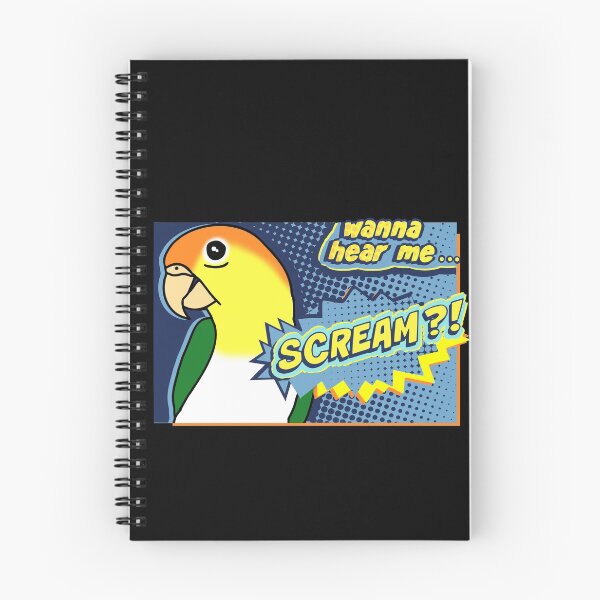 Item preview, Wanna hear me Scream? White bellied Caique Comic designed and sold by FandomizedRose.