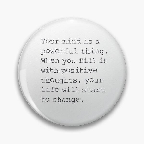Item preview, YOUR MIND IS A POWERFUL THING. designed and sold by Ariana Mila -  Awesome quotes.