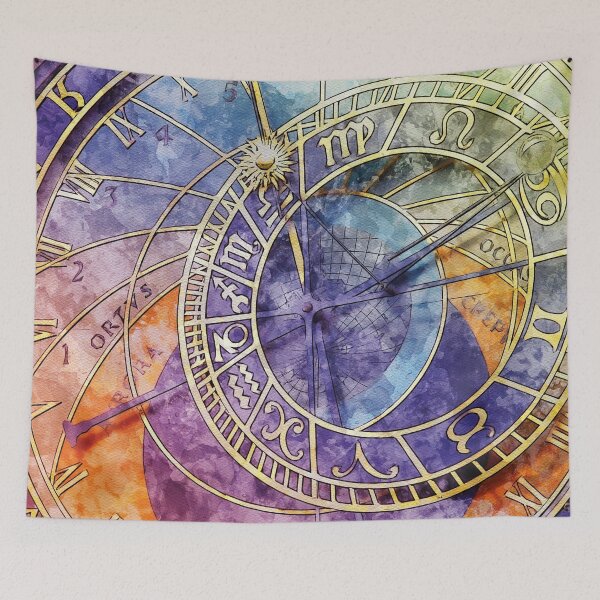 Item preview, Ancient compass painting colorful abstract painting designed and sold by KevinVee.