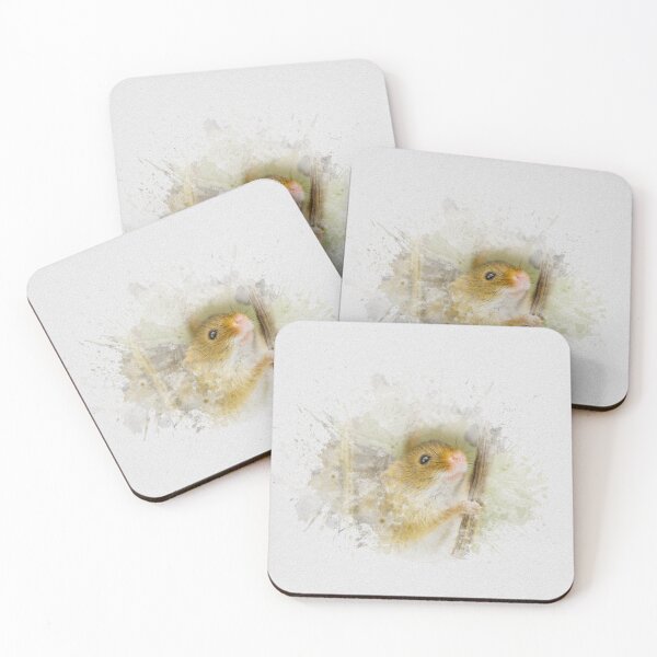 Artikelvorschau,  Harvest Mouse Aquarellfoto. entworfen und verkauft von Jane Stanley Photography.