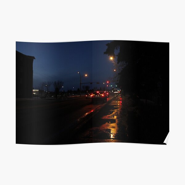 Urban Nightlife Photography Poster