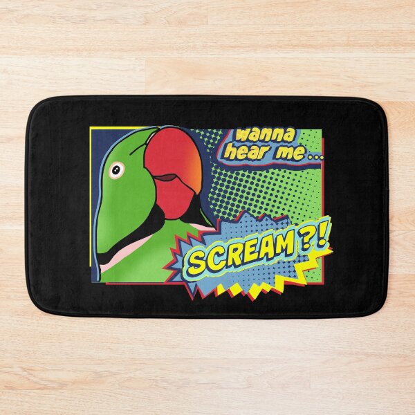 Item preview, Copy of Wanna hear me Scream? Green Indian Ringneck Comic designed and sold by FandomizedRose.