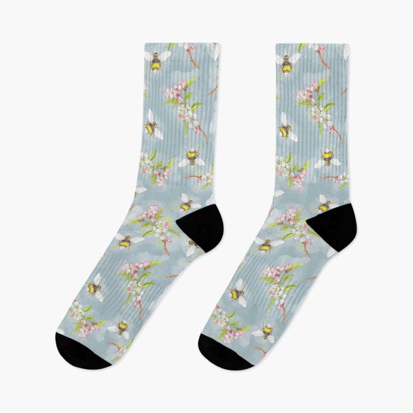 Item preview, Bees and Blossom Pattern designed and sold by Theodora Gould.
