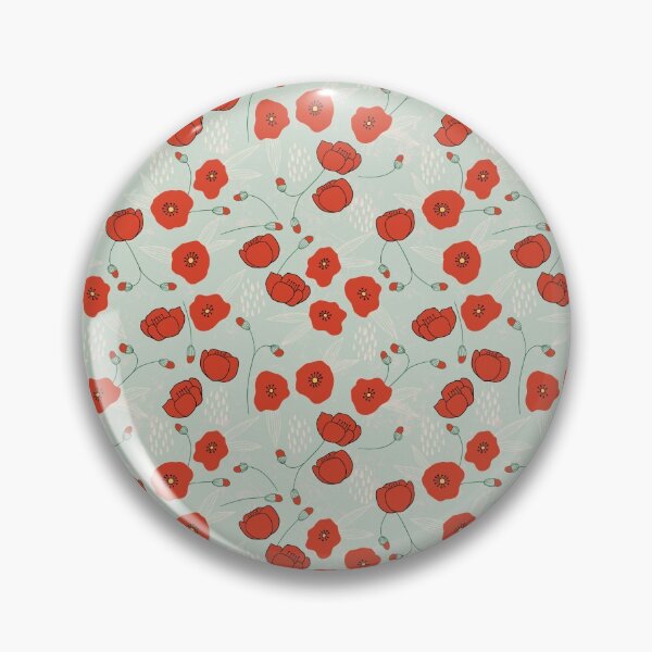 Item preview, Malezas y flores silvestres: amapola roja designed and sold by Jennifer Labre.