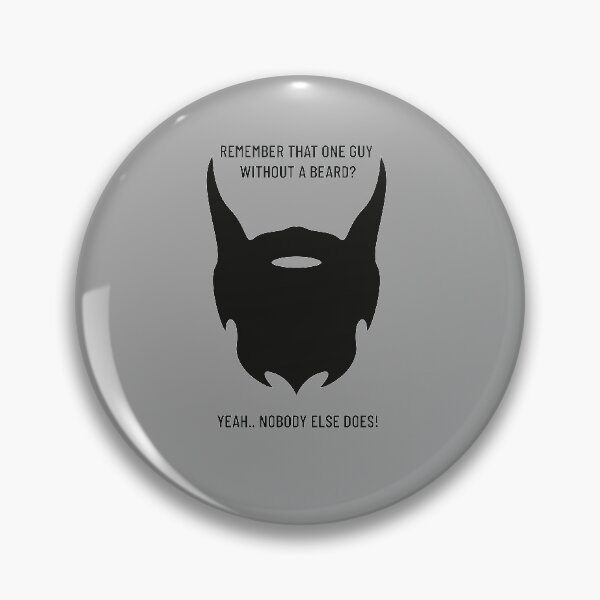 Item preview, No beard? not impressed! designed and sold by KevinVee.