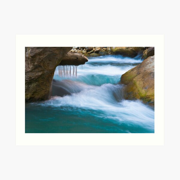 Icey Virgin River Art Print