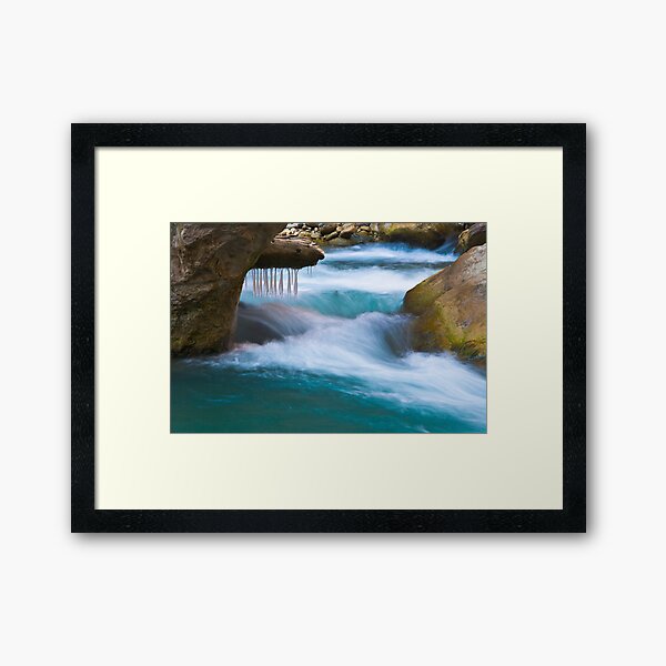 Icey Virgin River Framed Art Print