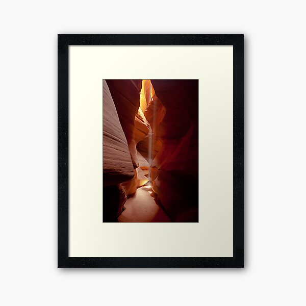 Antelope Canyon Summer Light Fall Framed Art Print