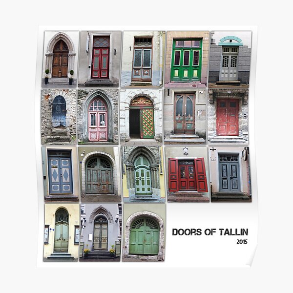 Doors Of Tallinn #tallinn Poster