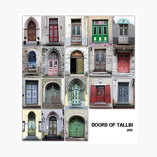 Doors Of Tallinn #tallinn Photographic Print