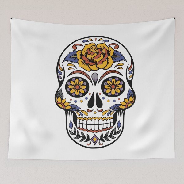 Item preview, Day of the dead skull design designed and sold by KevinVee.