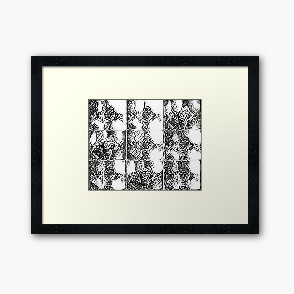 Vase of Flowers Pop Art #1 Designed & Created by © Janet Watson Art Framed Art Print
