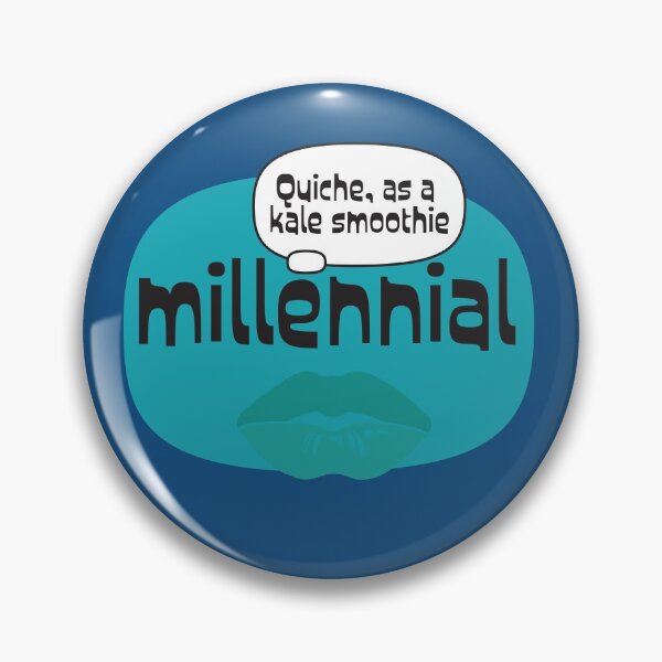 Item preview, Millennial Quiche as a kale smoothie designed and sold by porter-mckeenn.