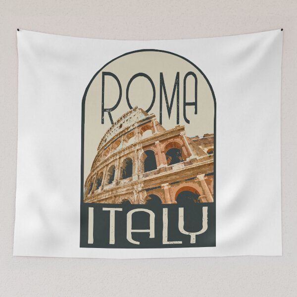 Item preview, Roma Italy Decal designed and sold by Decal Mania.