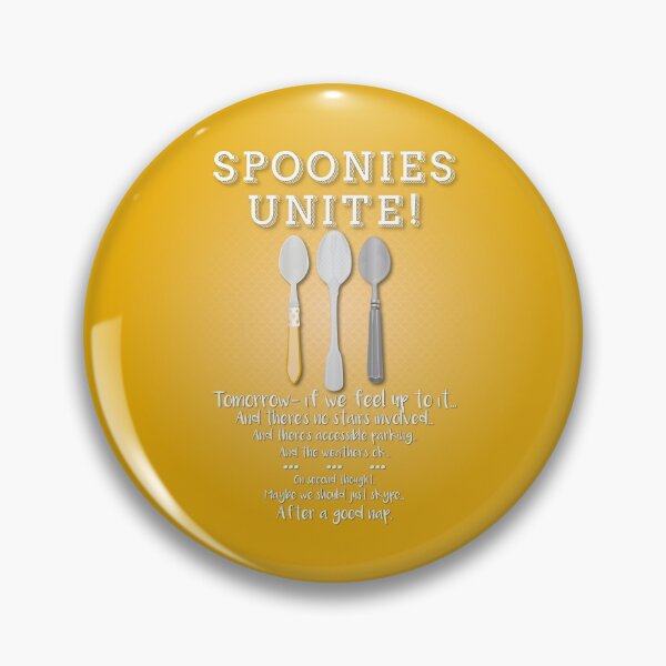 Item preview, Spoonies Unite! (Yellow) designed and sold by PrettySickArt.
