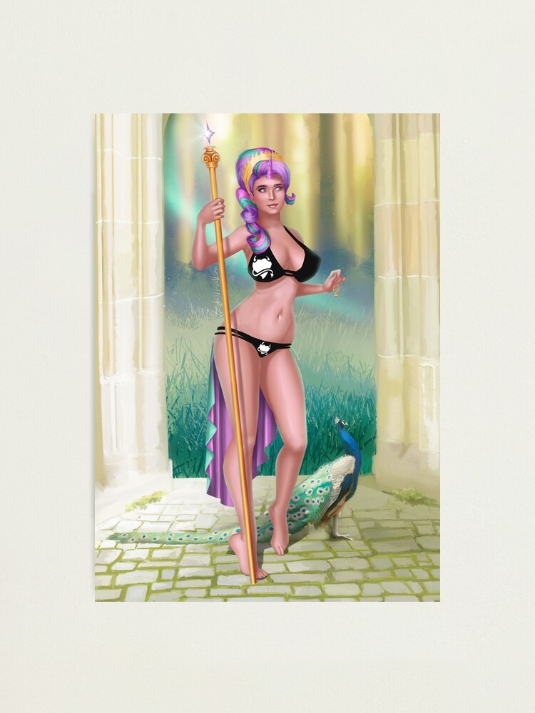 Alternate view of Black Bikini Goddess Of Women, Queen Of Gods Photographic Print