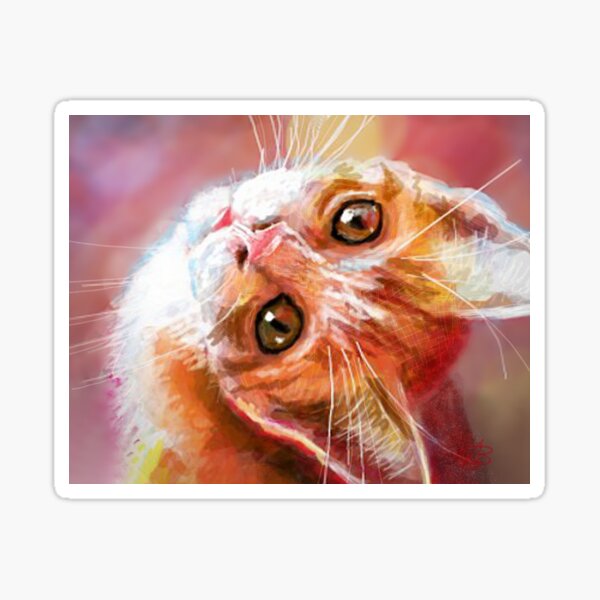 Red Kitty Sticker