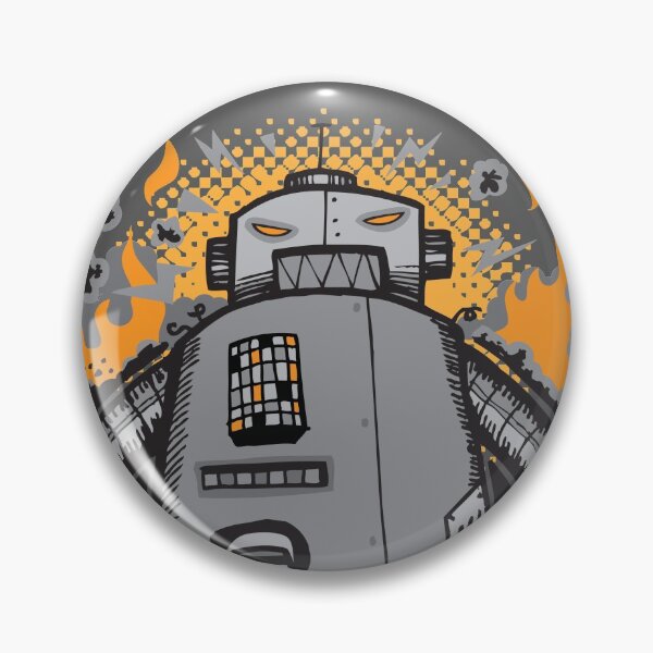 Item preview, Robot Attack designed and sold by wottoart.