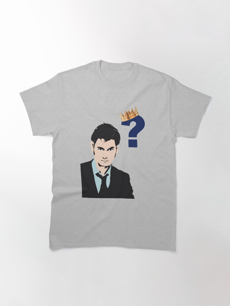 Vista alternativa de Camiseta clásica David Tennant Concrete (Who?/Hamlet?)