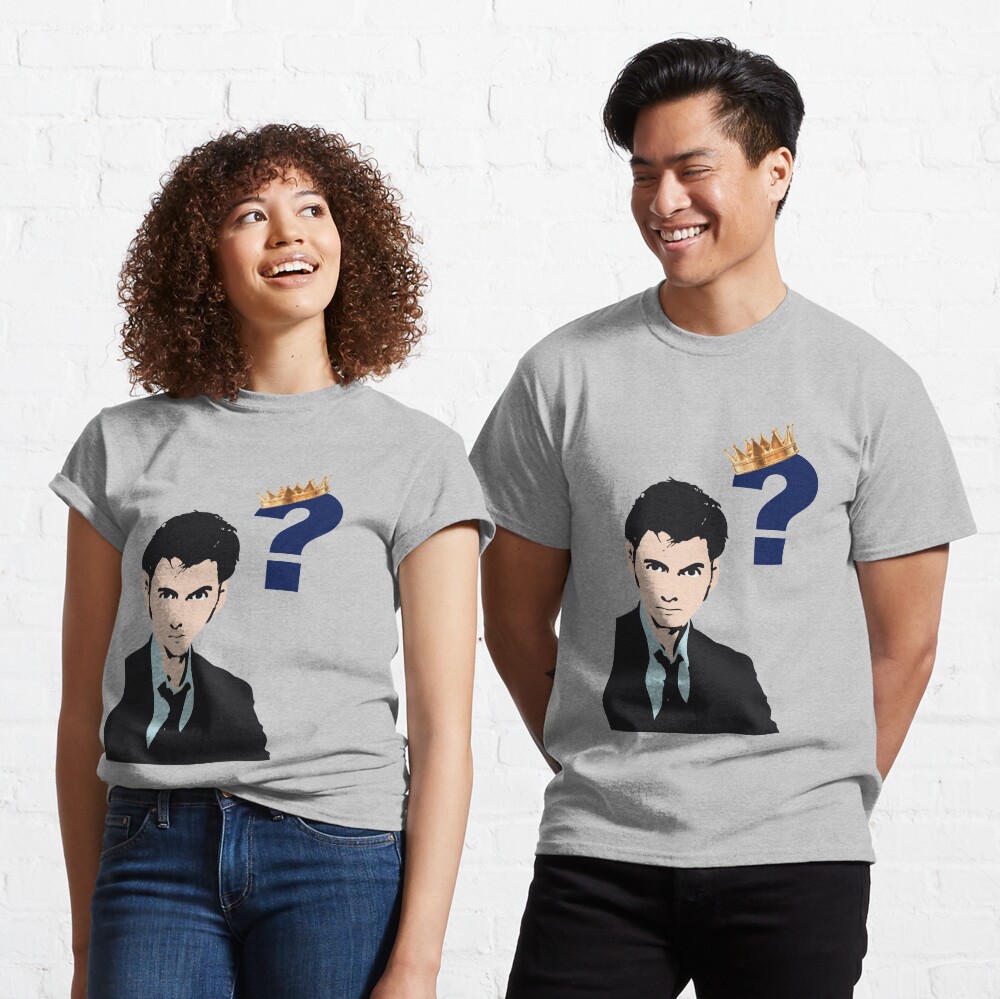 David Tennant Concrete (Who?/Hamlet?) Camiseta clásica