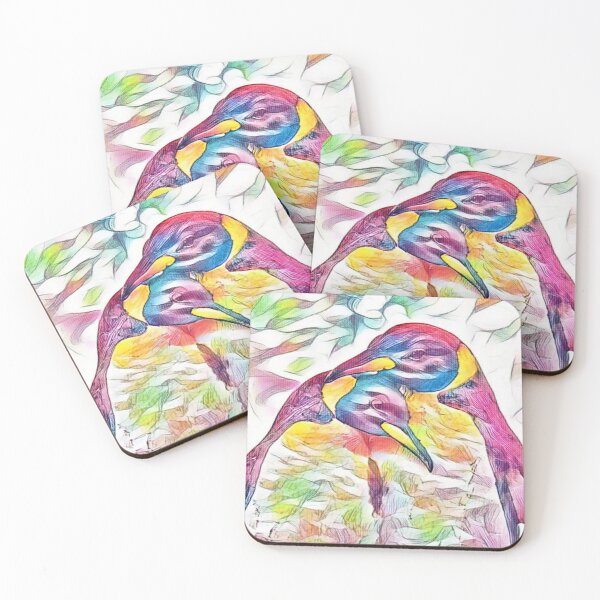 Item preview, Penguin Abstract Rainbow Design designed and sold by Paulele.