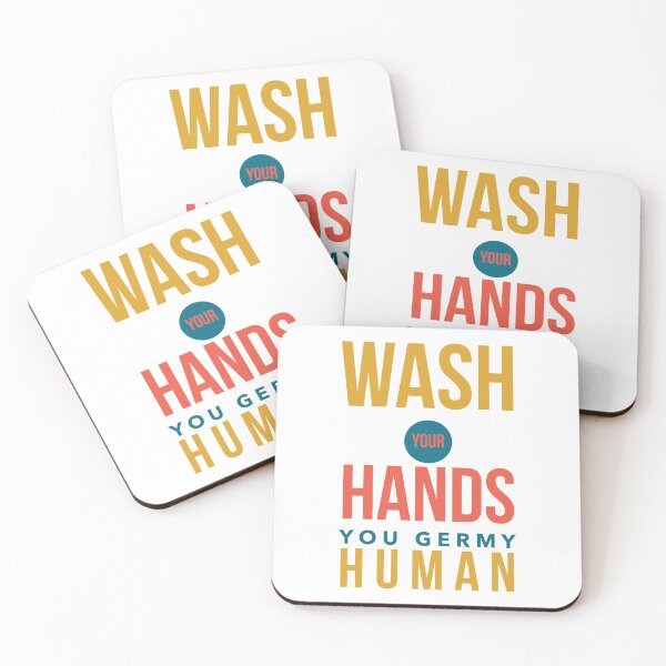 Item preview, Wash Your Hands You Germy Human -CPE designed and sold by Funkymask.