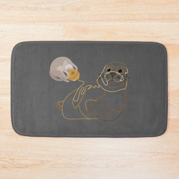 Item preview, Kitten Drawing with a Ball of Wool designed and sold by nicomazz.