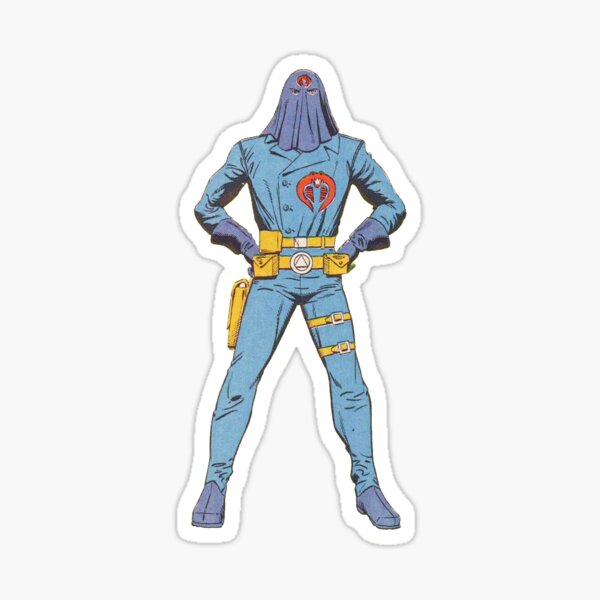 cobra commander sticker