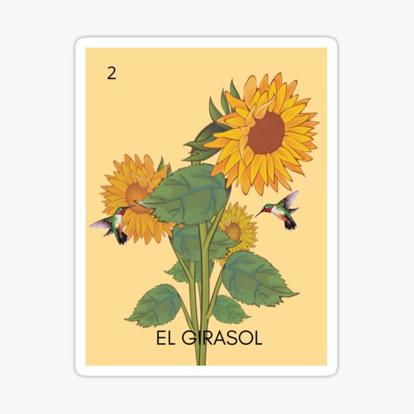 Mexican Lottery Themed Gifts Spanish Sunflower Gift-Mexican Lottery El Girasol Throw Pillow Multicolor 16x16