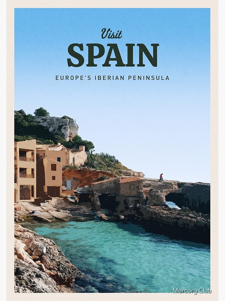 “Visit Spain” Poster for Sale by CallumGardiner | Redbubble